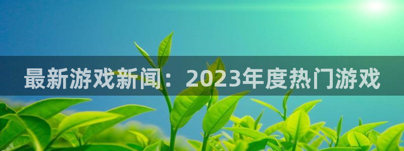 蓝冠娱乐平台注册开户：最新游戏新闻：2023年度热门游戏